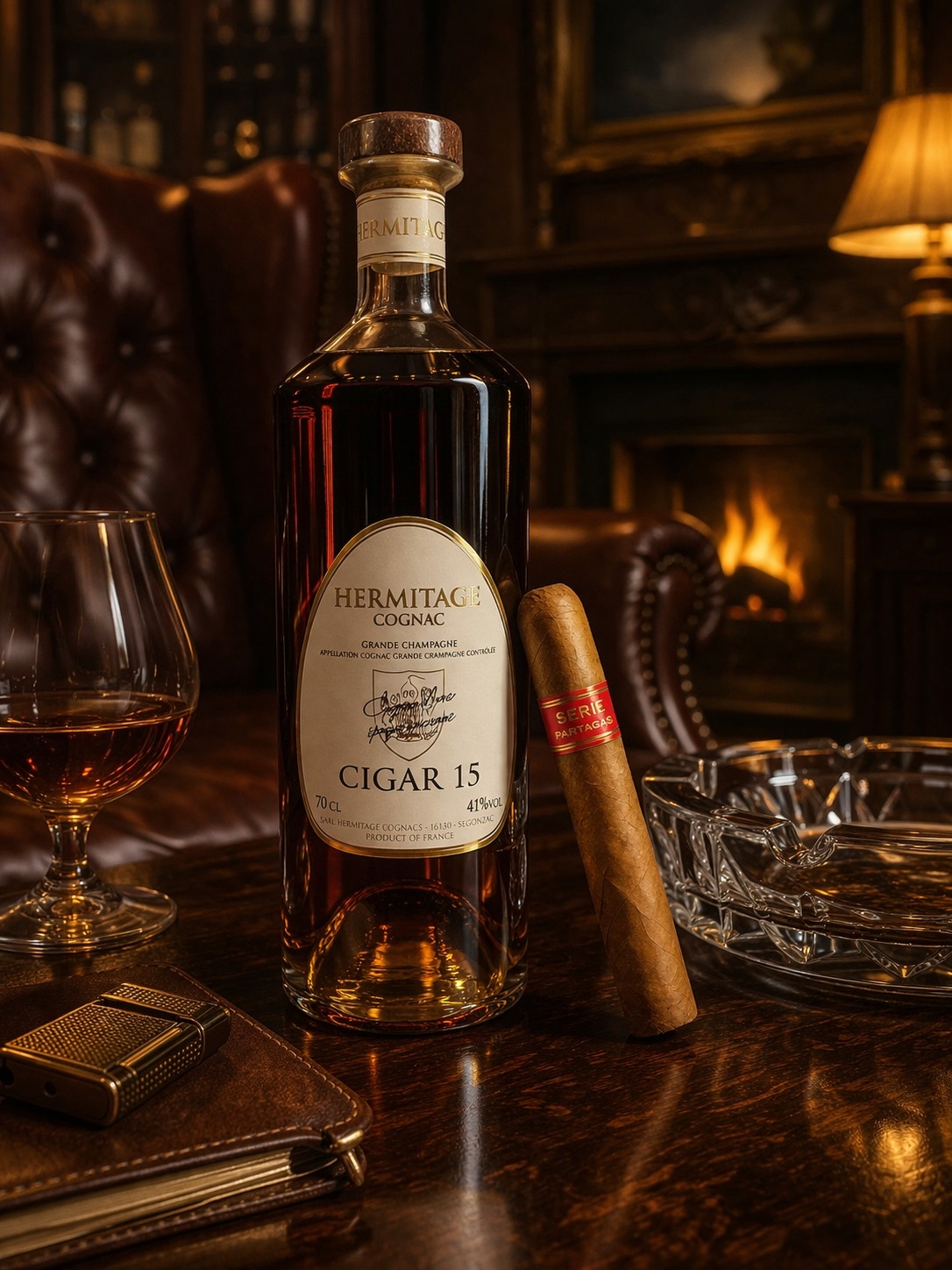 The Pairing - Hermitage 15 Yrs Old Cigar Cognac + Partagas D4 The Pairing - Hermitage 15 Yrs Old Cigar Cognac + Partagas D4