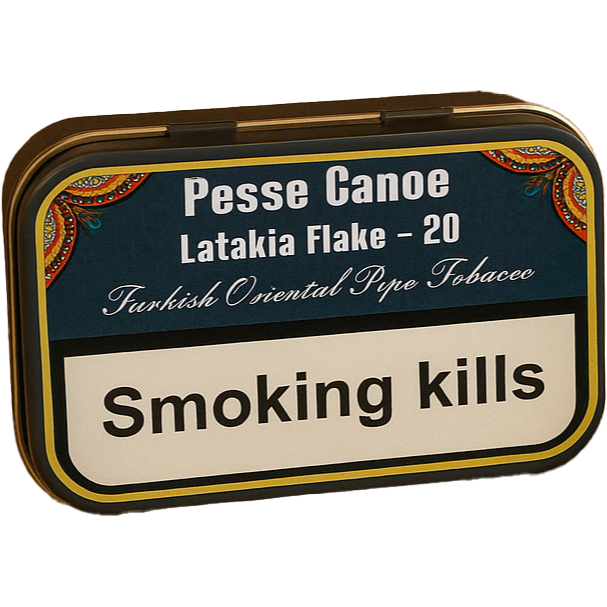 Pesse Canoe Latakia Flake No.20 - 50g Pesse Canoe Latakia Flake No.20 - 50g